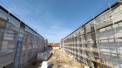  / 40. Pawilon nr 1 - elewacja - 28 marca 2024