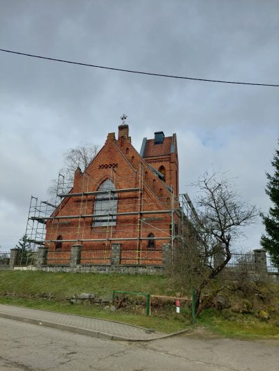  / 1. Renowacja zabytkowego kościoła w Juchowie - marzec 2025